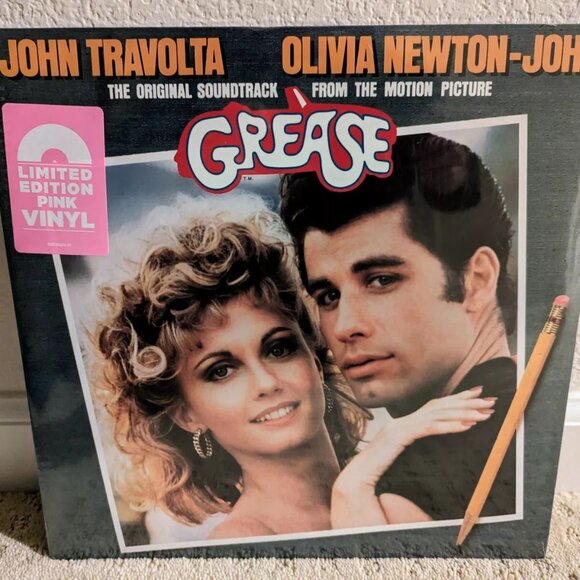 Grease Soundtrack 2-LP ~ Ltd Ed Colored Vinyl (Pink) ~ New/Sealed! - Picture 2 of 2